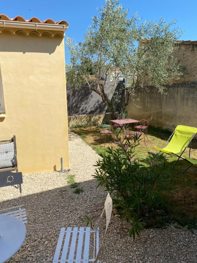 Gite Lou Sabai Au Pied Des Dentelles De Montmirail, Piscine Partagee Aubignan Exteriér fotografie