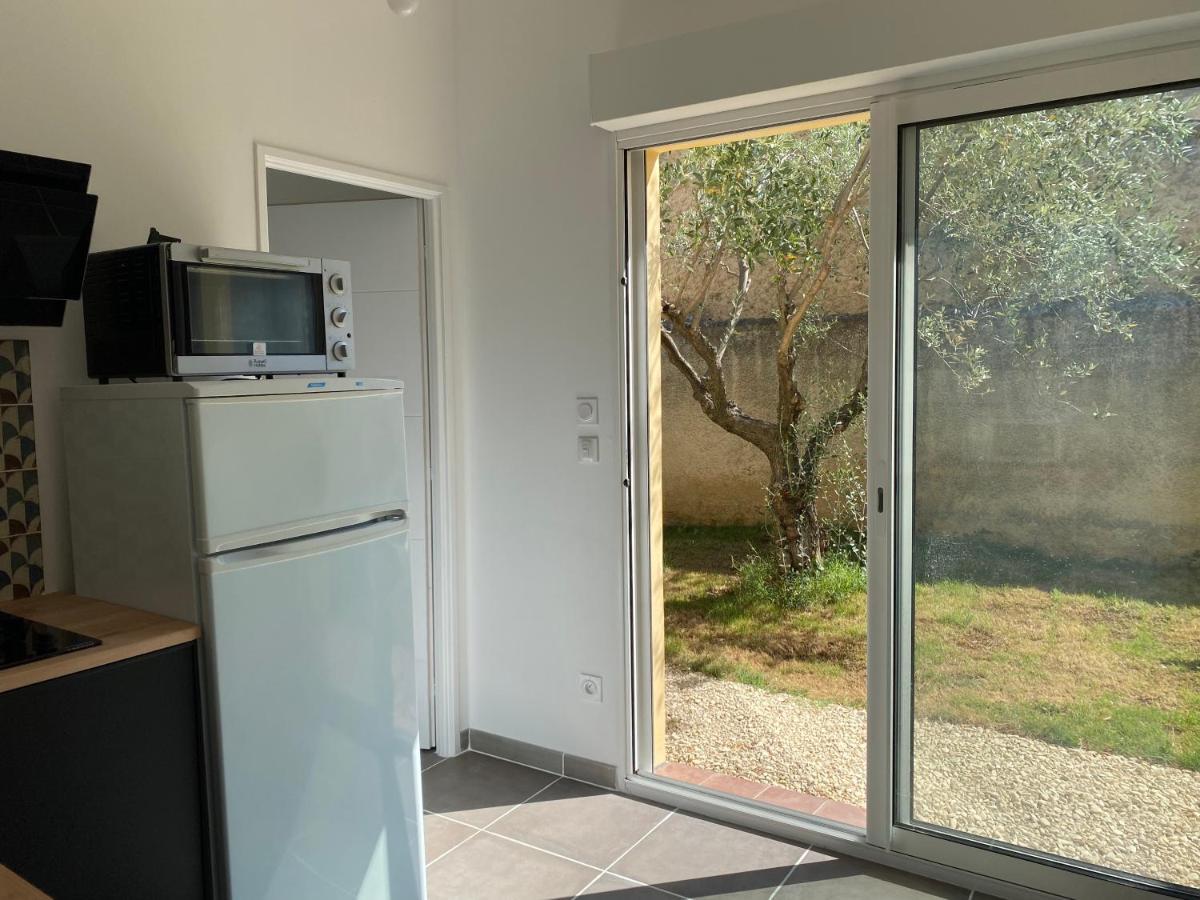 Gite Lou Sabai Au Pied Des Dentelles De Montmirail, Piscine Partagee Aubignan Exteriér fotografie